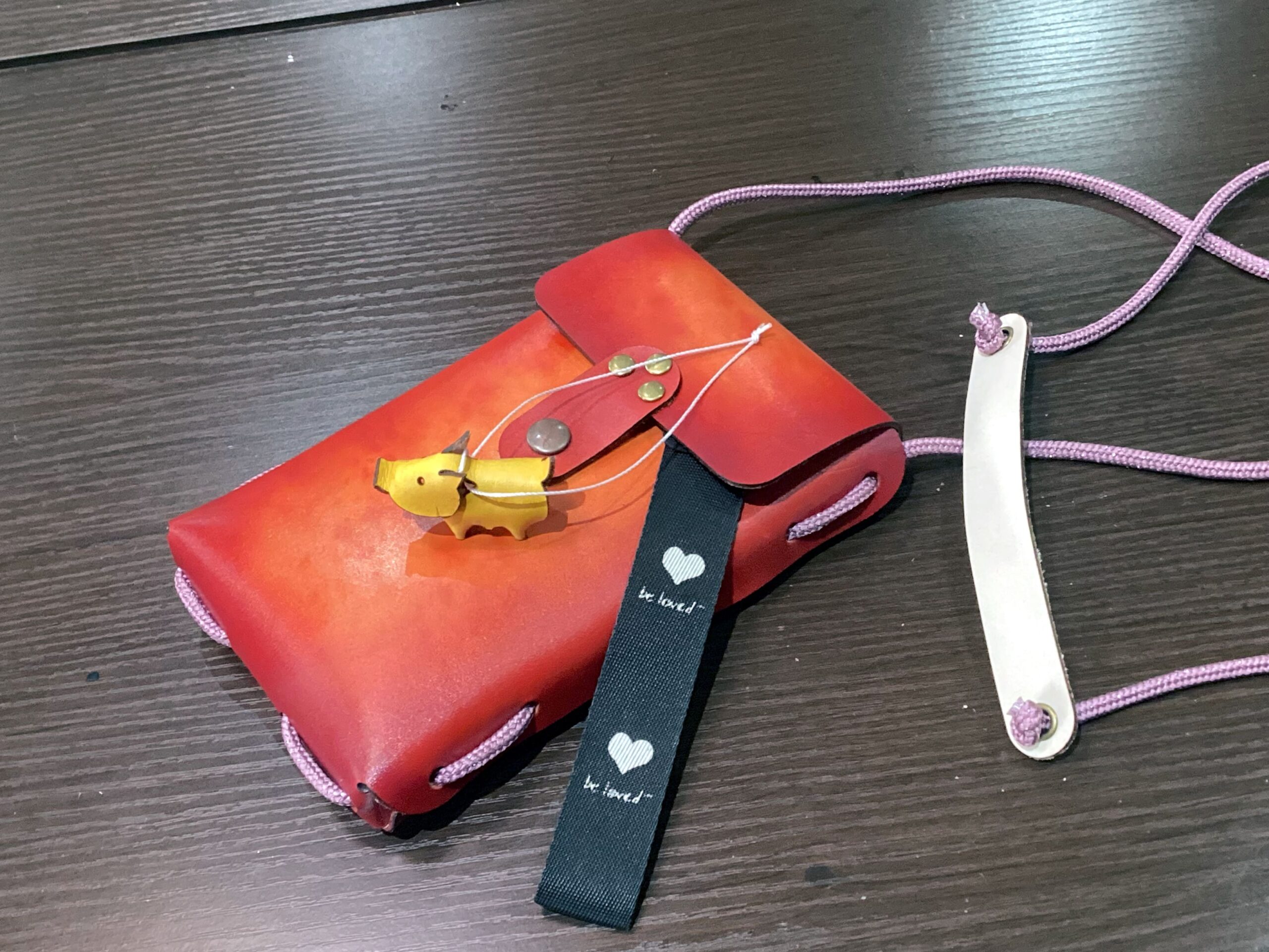スマホ・ポシェット染色体験