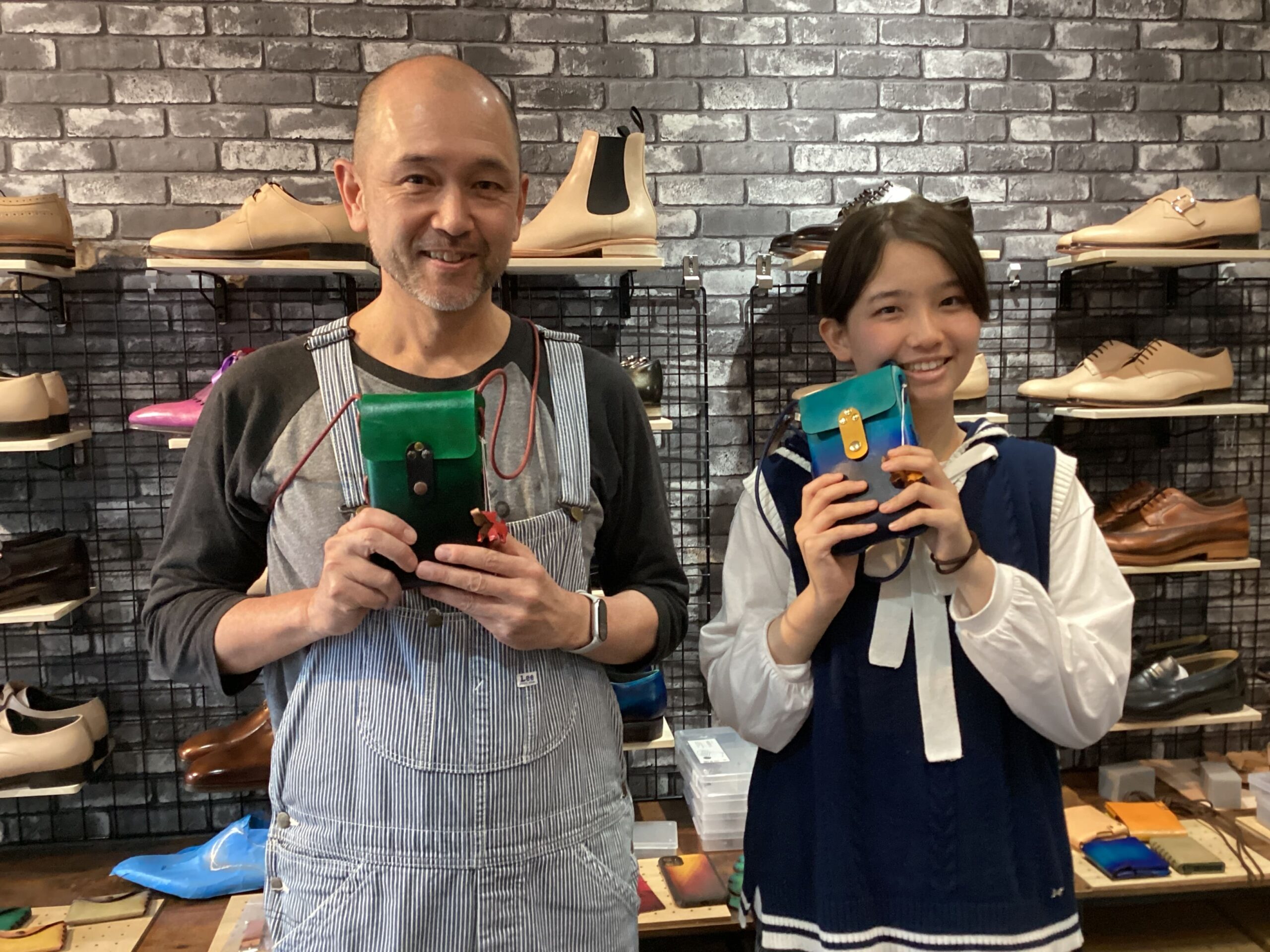 スマホ・ポシェット染色体験