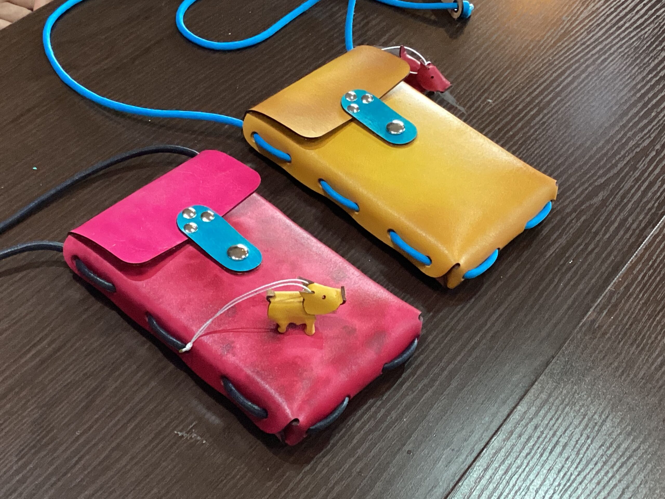 スマホ・ポシェット染色体験