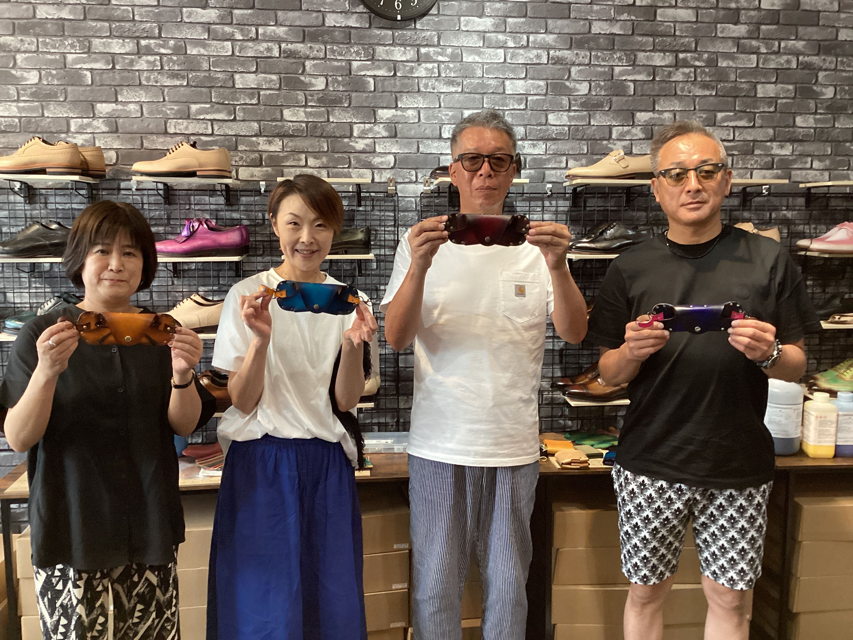メガネケース染色体験