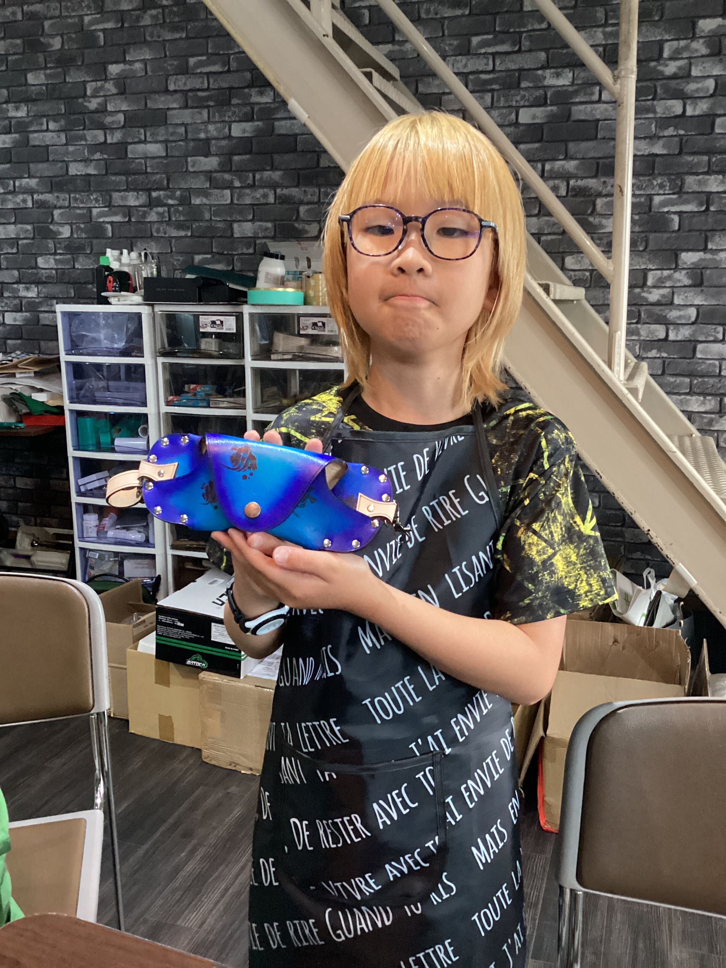 メガネケース染色体験